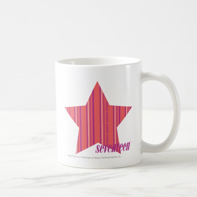 Thin Stripes Pink 4 Coffee Mug (Right)