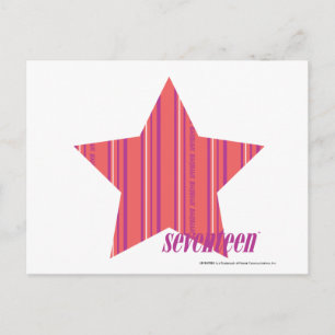 Thin Stripes Pink 4 Postcard