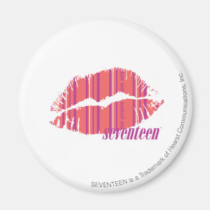 Thin Stripes Pink Magnet