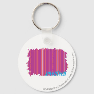 Thin Stripes Purple 2 Key Ring
