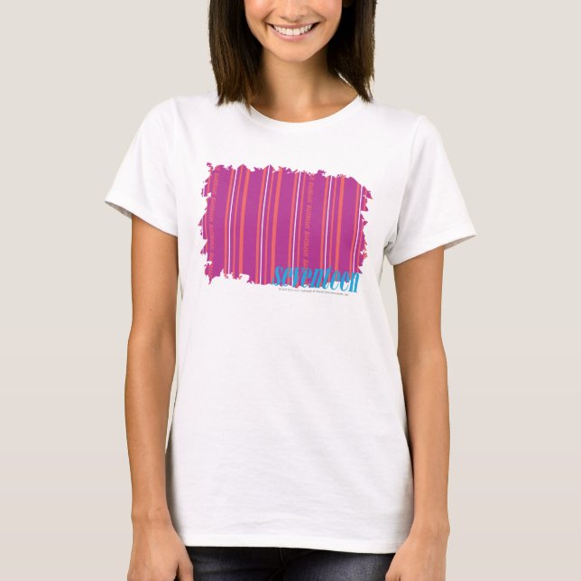 Thin Stripes Purple 2 T-Shirt (Front)