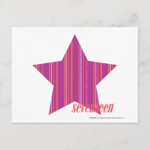 Thin Stripes Purple 3 Postcard