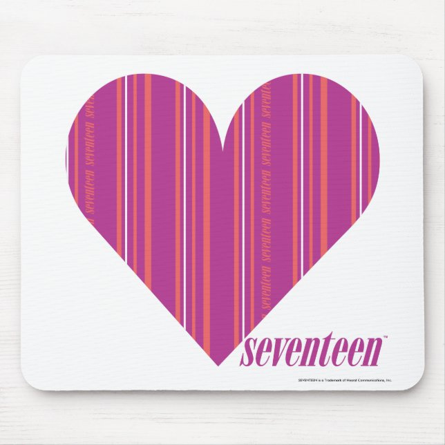 Thin Stripes Purple 4 Mouse Pad (Front)