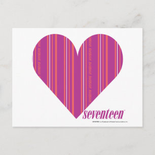 Thin Stripes Purple 4 Postcard