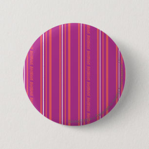 Thin Stripes Purple 6 Cm Round Badge