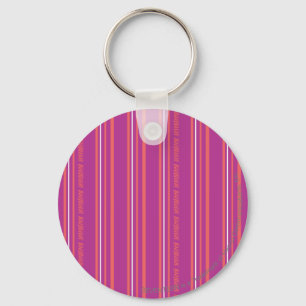 Thin Stripes Purple Key Ring