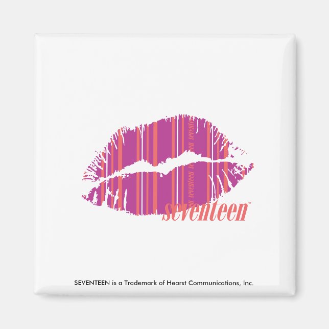 Thin Stripes Purple Magnet (Front)