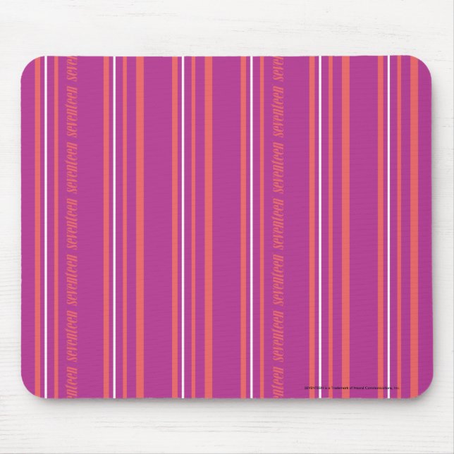 Thin Stripes Purple Mouse Pad (Front)