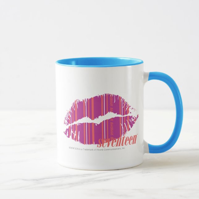 Thin Stripes Purple Mug (Right)