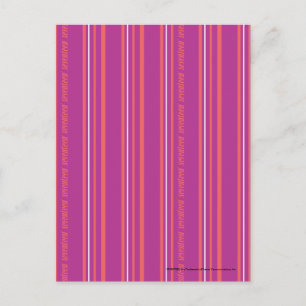 Thin Stripes Purple Postcard