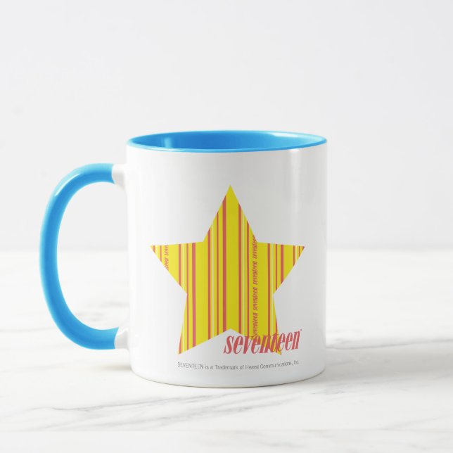 Thin Stripes Yellow 4 Mug (Left)