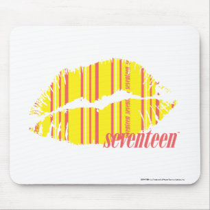 Thin Stripes Yellow Mouse Pad