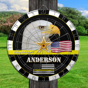 Thin Yellow Line, American Flag, Dispatchers / USA Dartboard