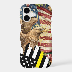 Thin Yellow Line Case, Dispatchers, American Flag