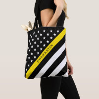 Thin Yellow Line Dispatcher American Flag Monogram
