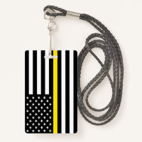 Thin Yellow Line Dispatchers Flag