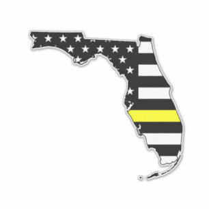Thin Yellow Line Flag Florida