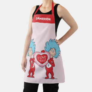 Thing 1 Thing 2 I Love You Apron