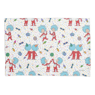 Thing One Thing Two Celebration Pattern Pillowcase