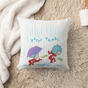 Thing One Thing Two Happy Things Cushion