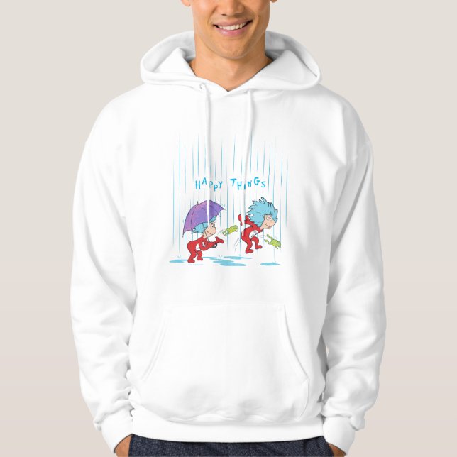Thing One Thing Two Happy Things Hoodie (Front)