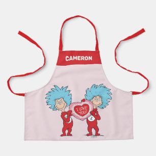 Thing One Thing Two I Love You Apron