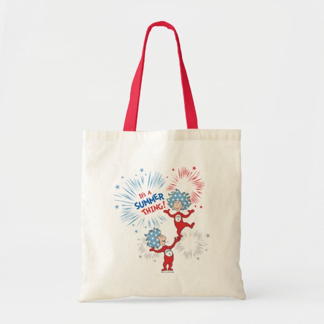 Thing One Thing Two It's A Summer Thing Tote Bag (Front)