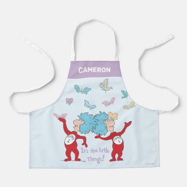 Thing One Thing Two It's The Little Things! Apron (Front)
