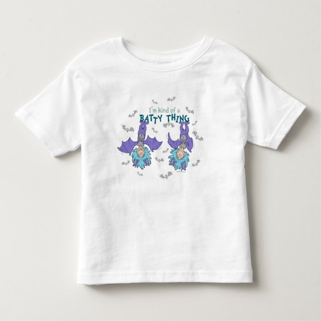 Thing One Thing Two Kind of a Batty Thing Toddler T-Shirt (Front)