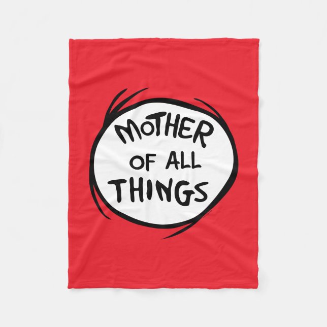 Thing One Thing Two - Mother of all Things Fleece Blanket (Front)