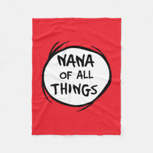 Thing One Thing Two - Nana of all Things Fleece Blanket