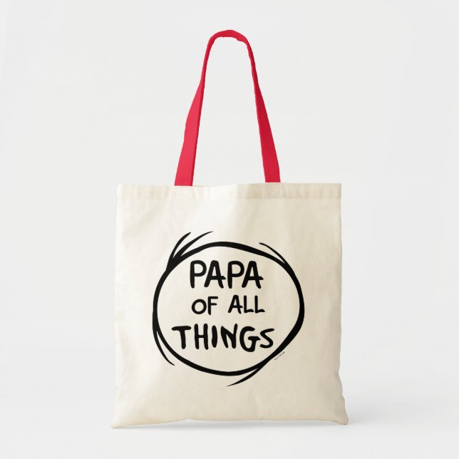 Thing One Thing Two - Papa of all Things Tote Bag (Front)