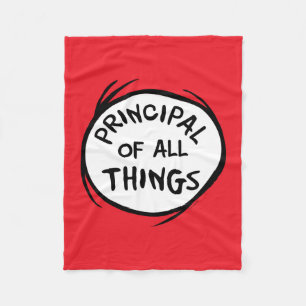 Thing One Thing Two - Principal of all Things Fleece Blanket