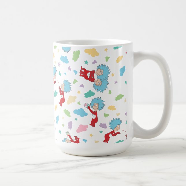 Thing One Thing Two Sweet Things Pattern Coffee Mug (Right)