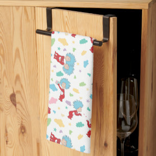 Thing One Thing Two Sweet Things Pattern Tea Towel