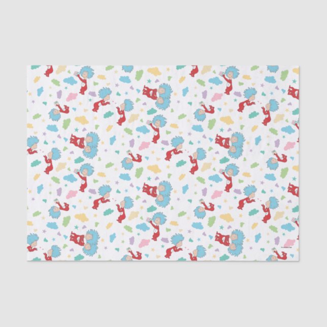 Thing One Thing Two Sweet Things Pattern Tissue Paper (Front)