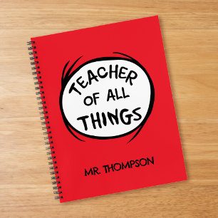 Thing One Thing Two - Teacher of all Things Notebook