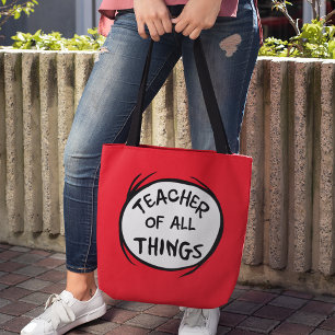 Thing One Thing Two - Teacher of all Things Tote Bag
