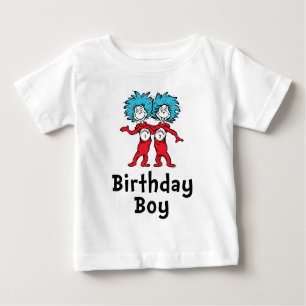 Thing One Thing Two Twins Birthday   Birthday Boy Baby T-Shirt