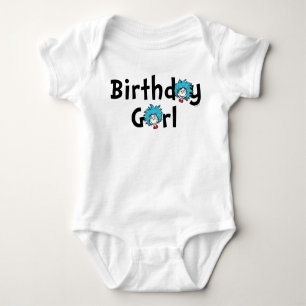 Thing One Thing Two Twins Birthday Birthday Girl Baby Bodysuit