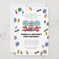 Thing One Thing Two | Twins Confetti Birthday