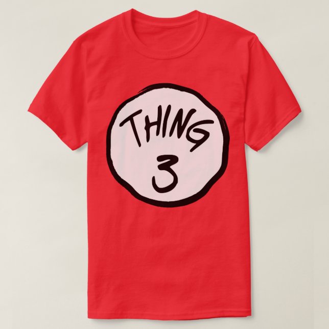 Thing Three T-Shirt (Design Front)
