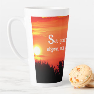 Things Above Latte Mug
