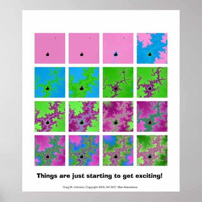 Things are just starting to get exciting! poster (Front)