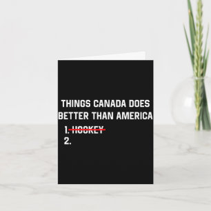 Things canada does better than america funny hocke card