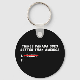 Things canada does better than america Things cana Key Ring