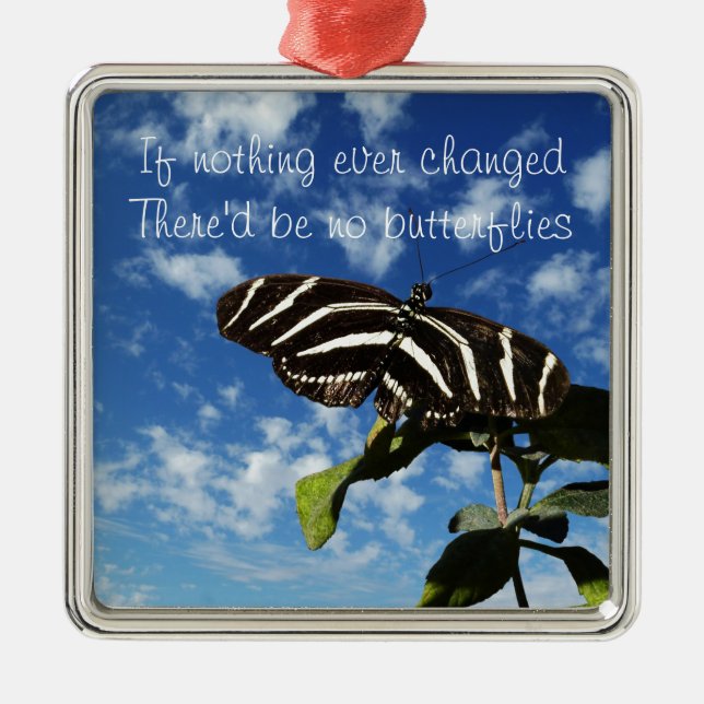 Things Change Metal Ornament (Front)
