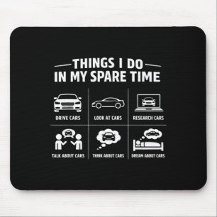 Things do in spare time mechanic garage carThings Mouse Pad