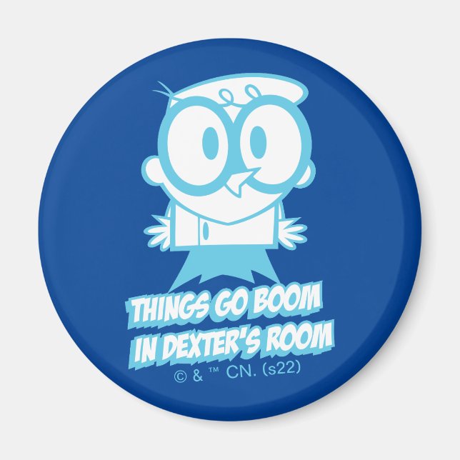 Things Go Boom In Dexter's Room Magnet (Front)