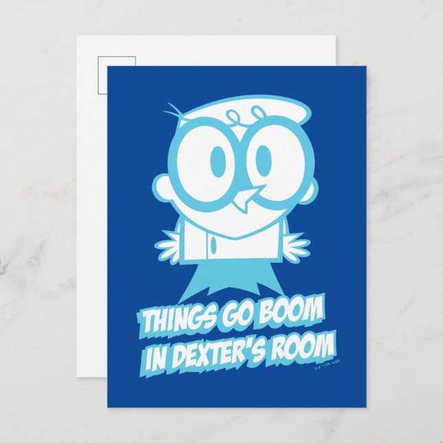 Things Go Boom In Dexter's Room Postcard (Front/Back)